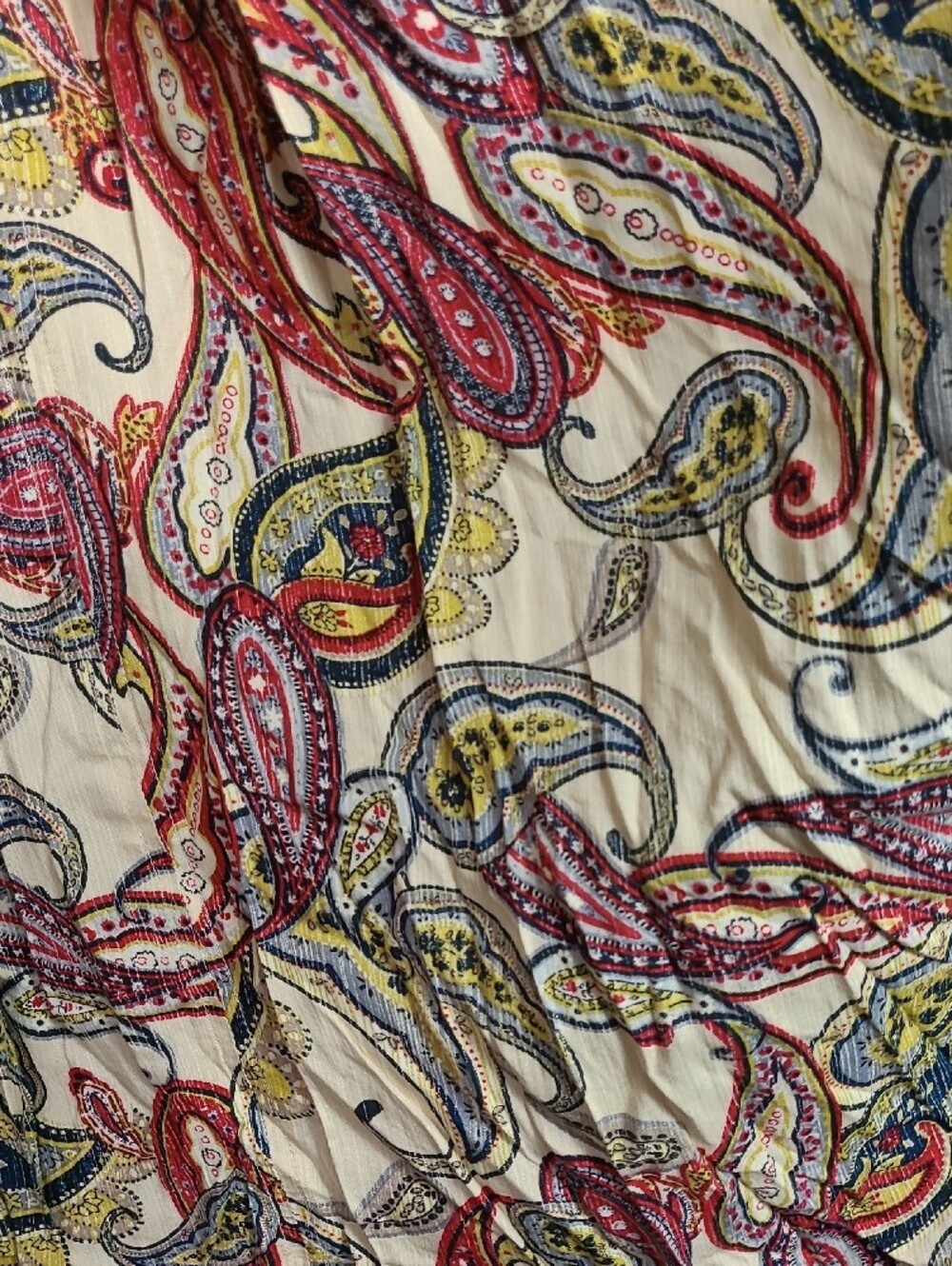 JODIFL Olive Paisley V-Neck Balloon Sleeve Tunic - Picture 6 of 15